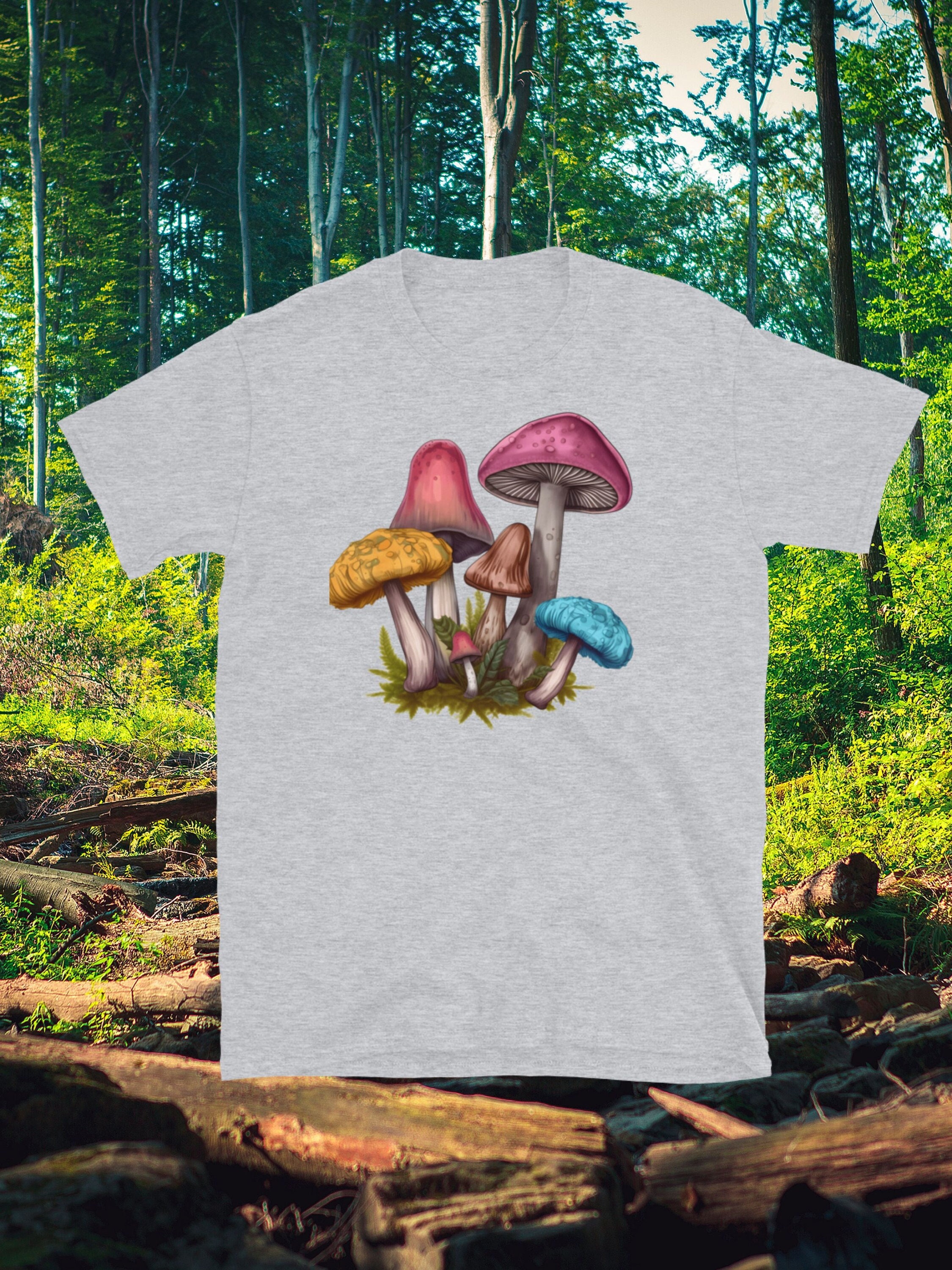 Mushroom T Shirt Nature Forestcore T Shirt Cottagecore Tshirt Vintage Shirt Mushroom Retro  Vintage Gift Fairycore T Shirt Nature Lover