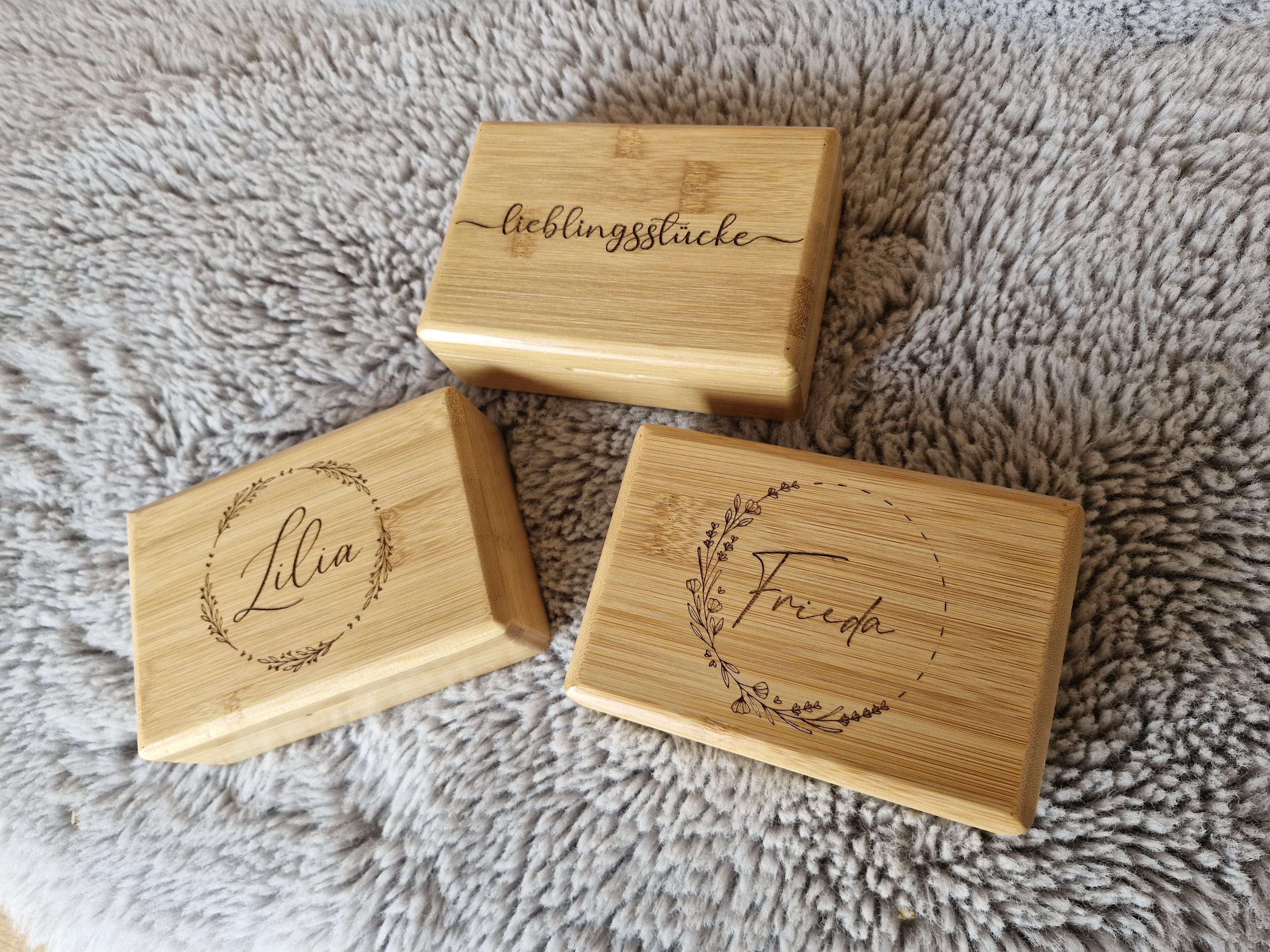Bambus schmuck box - Etsy.de