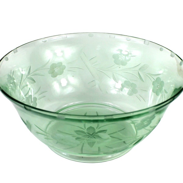 Old GDR uranium glass bowl bowl uranium glass ground glass bowl vintage cult glass bowl glass bowl uranium glass shabby chic