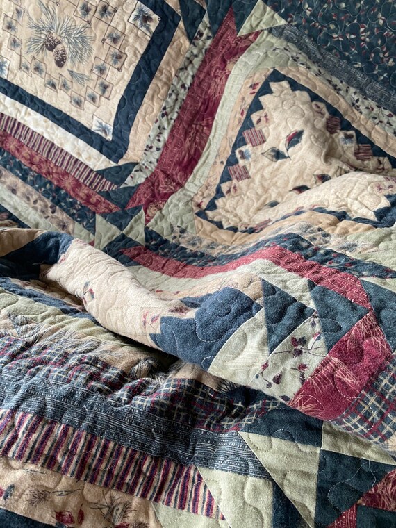 Wunderschöne Flanell Steppdecke