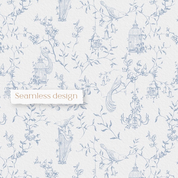 Floral Toile Set main image 0