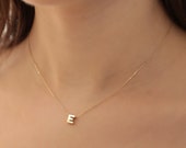 14K Gold Letter Necklace, gold initial necklace, Personalized Letter Jewelry, Personalized Gifts, Personalized Name Necklace, Moms Gift,gift