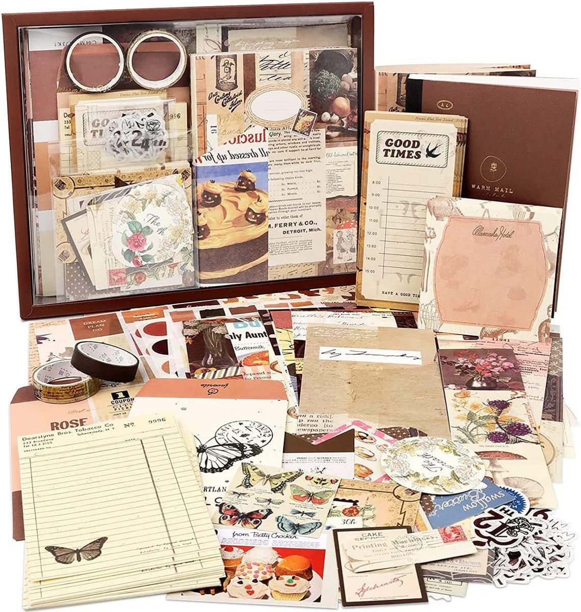 348 Pcs Aesthetic Scrapbook Kit Bullet Junk Journal Kit With Etsy