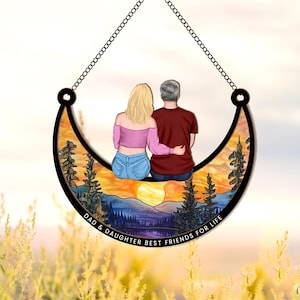 Personalized Father & Daughter Sweater - Christmas Gift Idea For Daughter - My Daughter Is A Huge Pain In The Ass