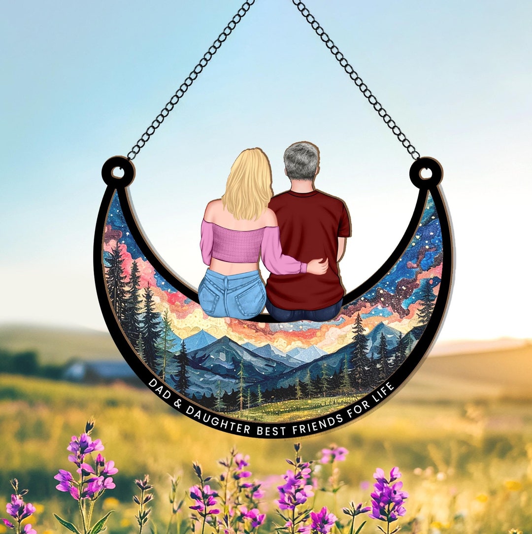 Personalized Father & Daughter Sweater - Christmas Gift Idea For Daughter - My Daughter Is A Huge Pain In The Ass main image 1