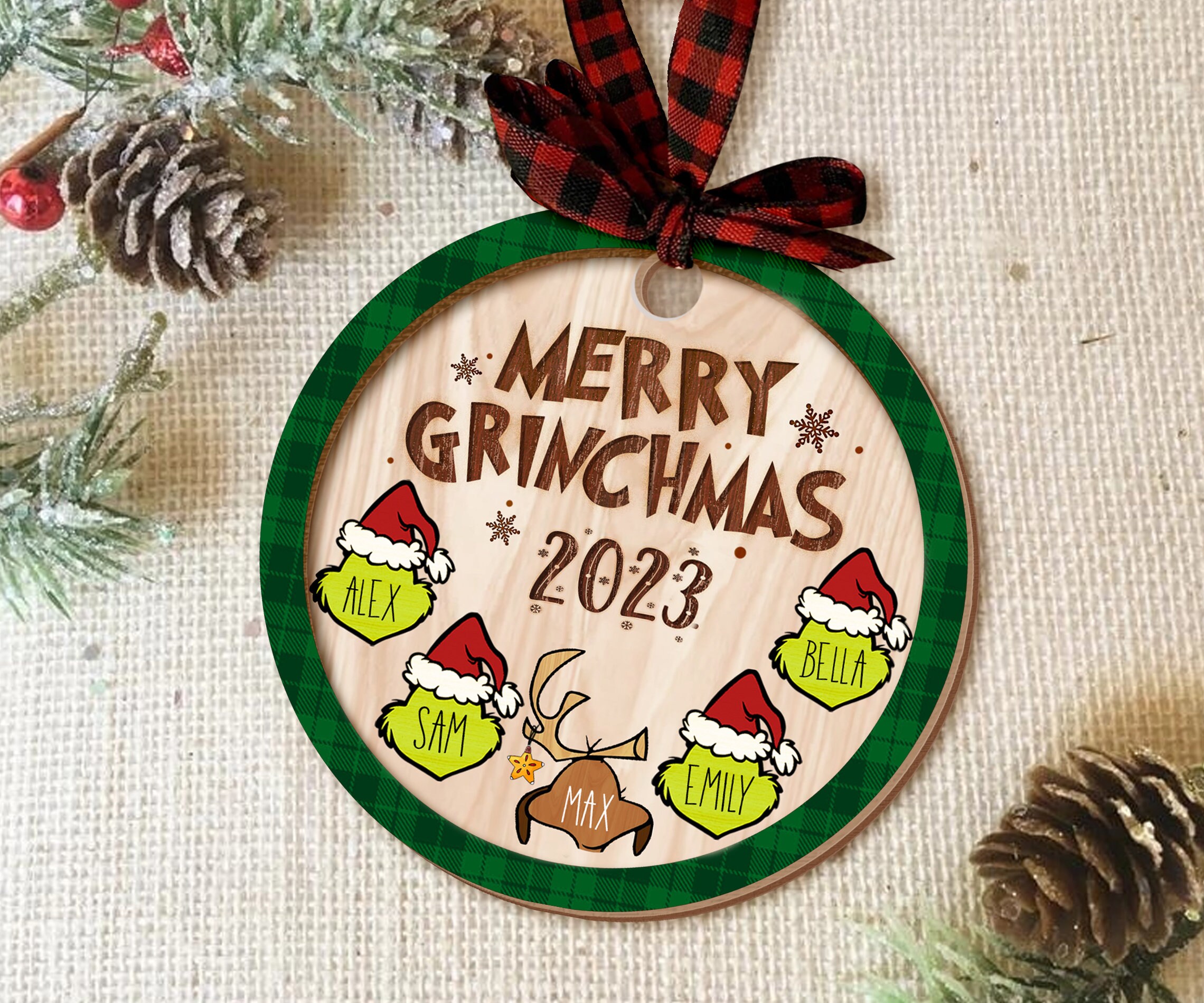 Cute Grinch Doll Pendant Keyrings The Grinch Christmas Figure Keychain for  Backpack Car Key Accessories Festival Gift for Friend