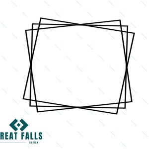 3 Rectangle Frame SVG Files | Cut Files | Vector Files | Vector | Clip Art | CnC Files