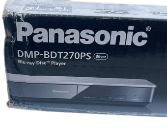 Panasonic DMP-BDT270 PS Silver Blu-ray Disc Player 3D/DVD Player Smart Network