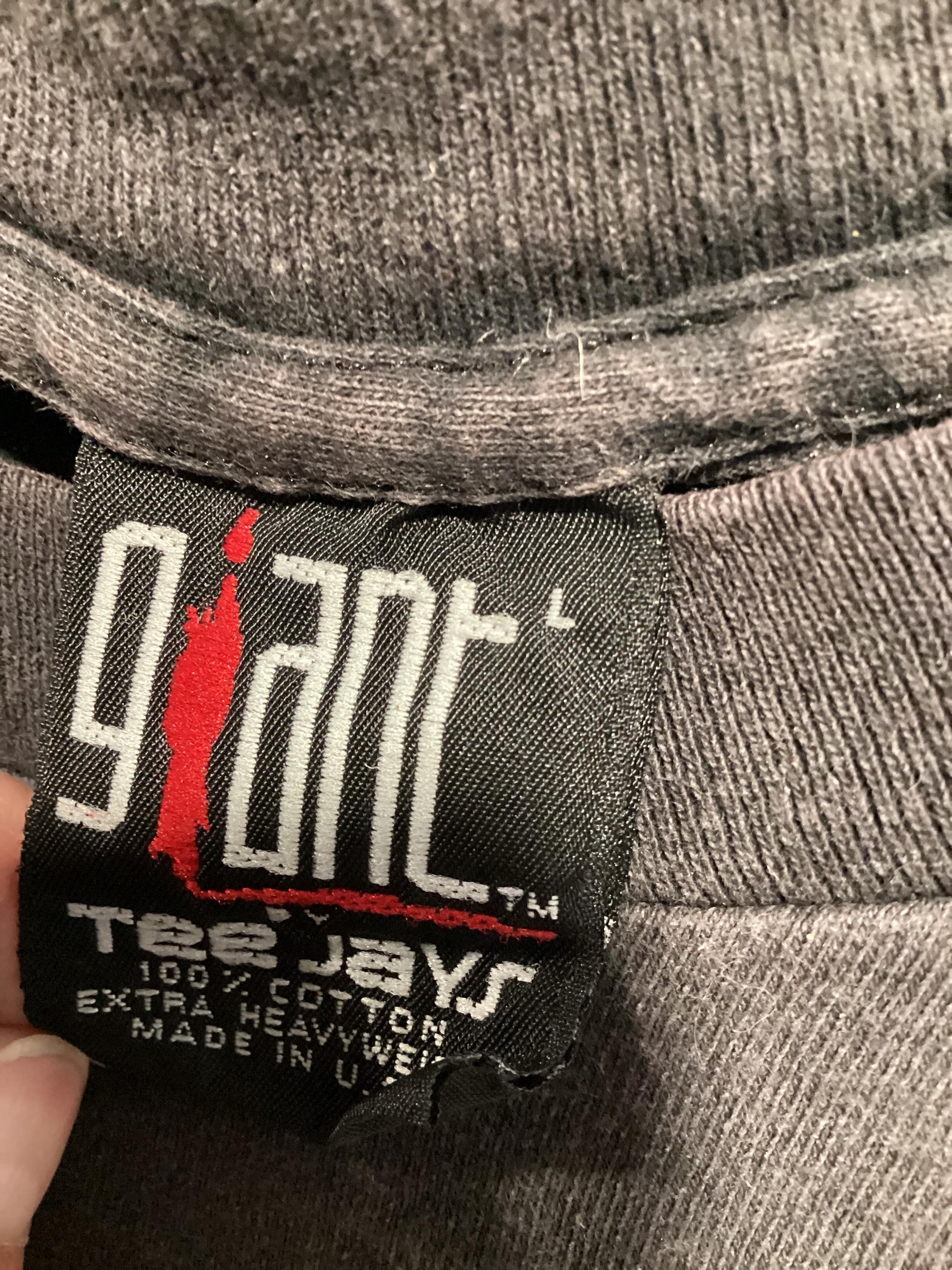Vintage Giant Tee Jays Def Leppard Men's Black the 7 Day