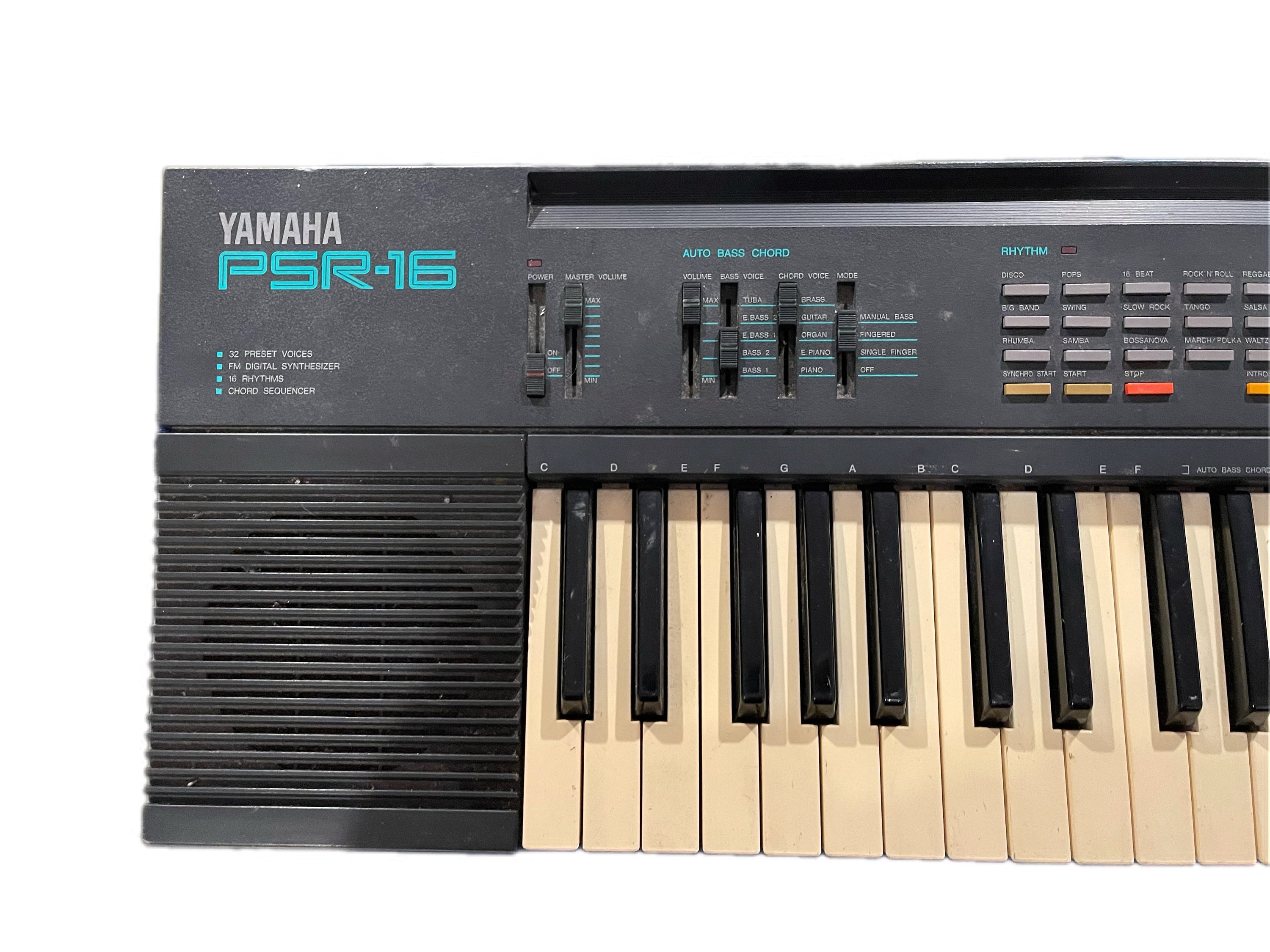 遊べるシンセサイザー！　YAMAHA PSR 16 FM Yamaha PSR-16 FM Synthesizer – The Fuzzy Felt