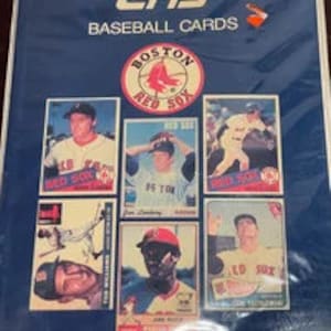 Cartões de beisebol da Topps Boston Red Sox publicados por Price Stern Sloan