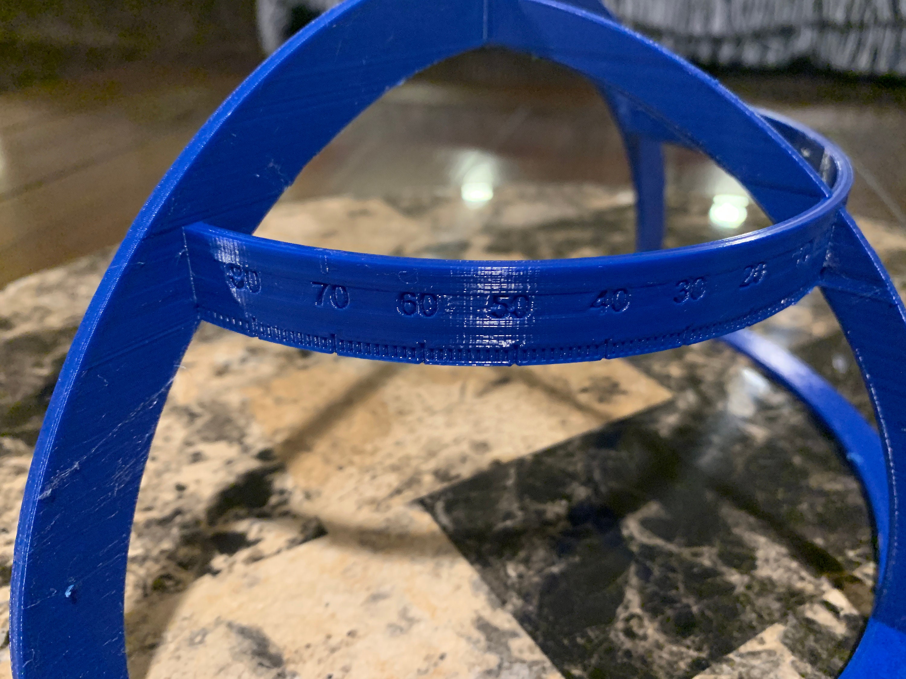 Bowling Ball Quarter Scale Layout Tool 3D Printed Etsy