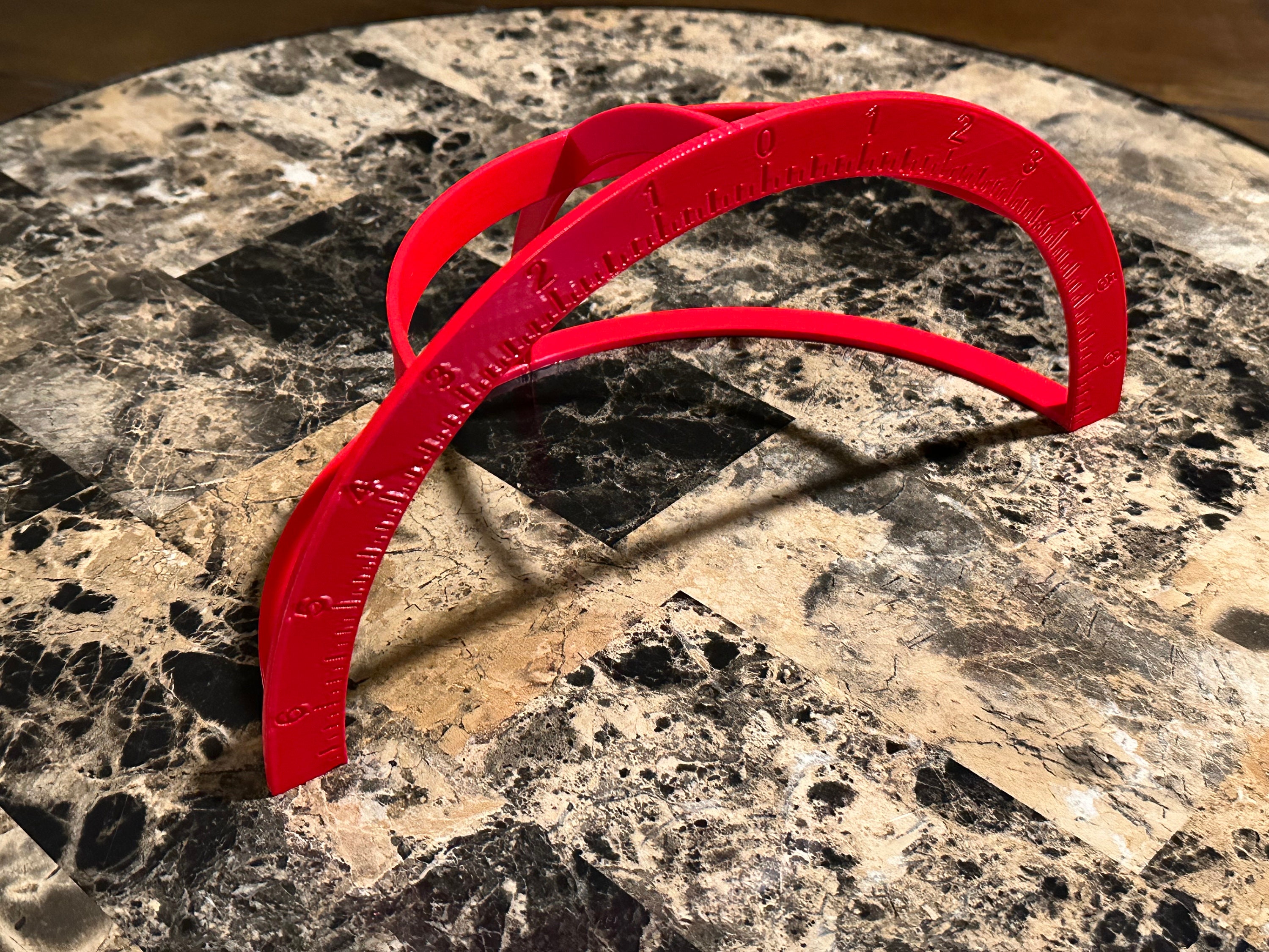 Bowling Ball Quarter Scale Layout Tool 3D Printed Etsy