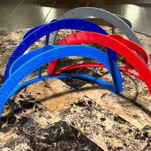 Bowling Ball Quarter Scale Layout Tool (3D Printed)
