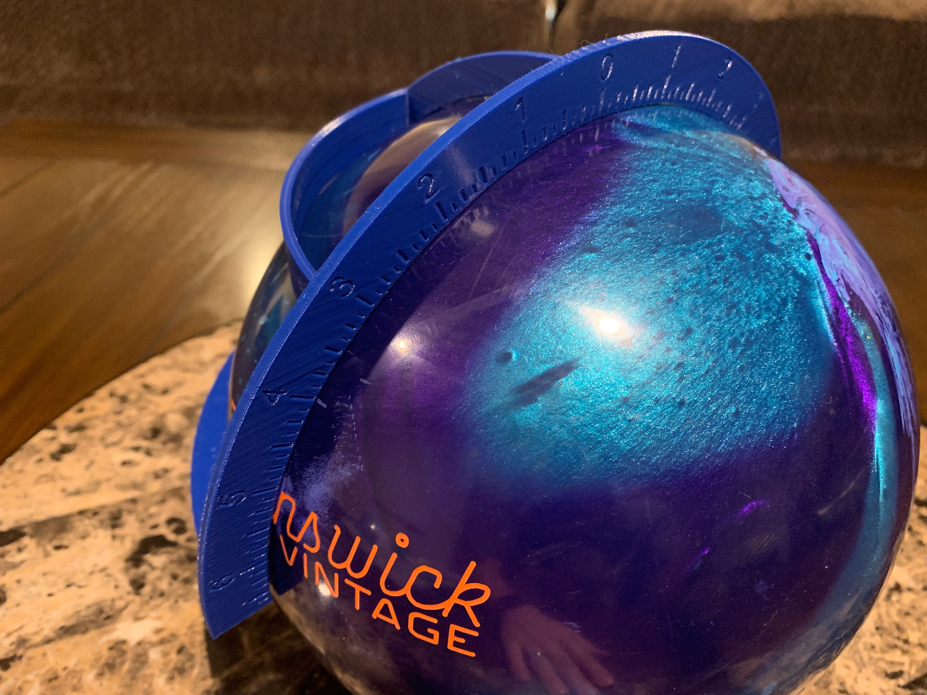 Bowling Ball Quarter Scale Layout Tool 3D Printed Etsy