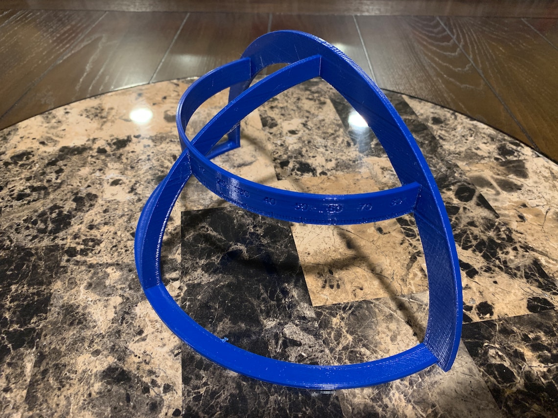 Bowling Ball Quarter Scale Layout Tool 3D Printed Etsy Canada