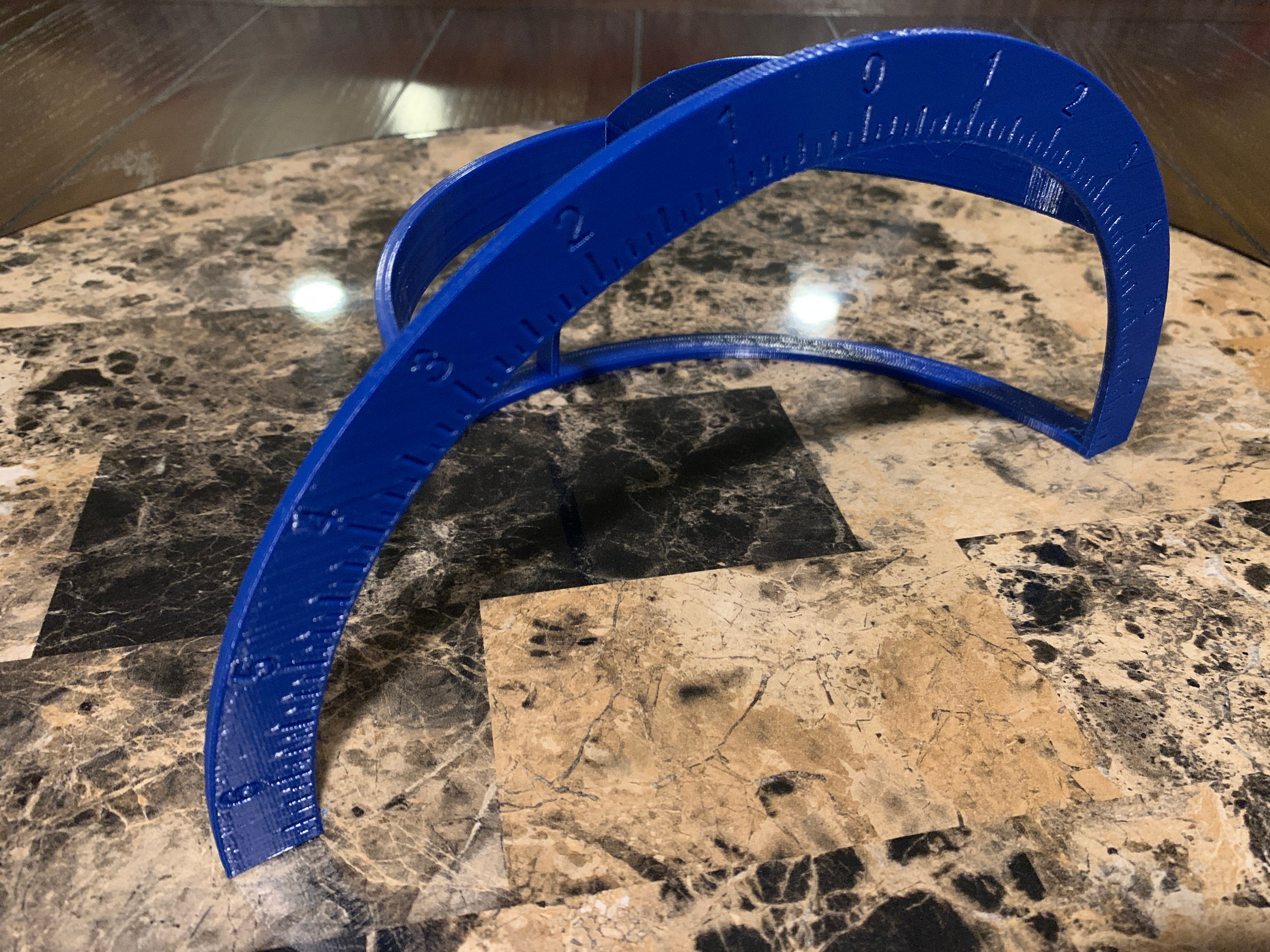 Bowling Ball Quarter Scale Layout Tool 3D Printed Etsy