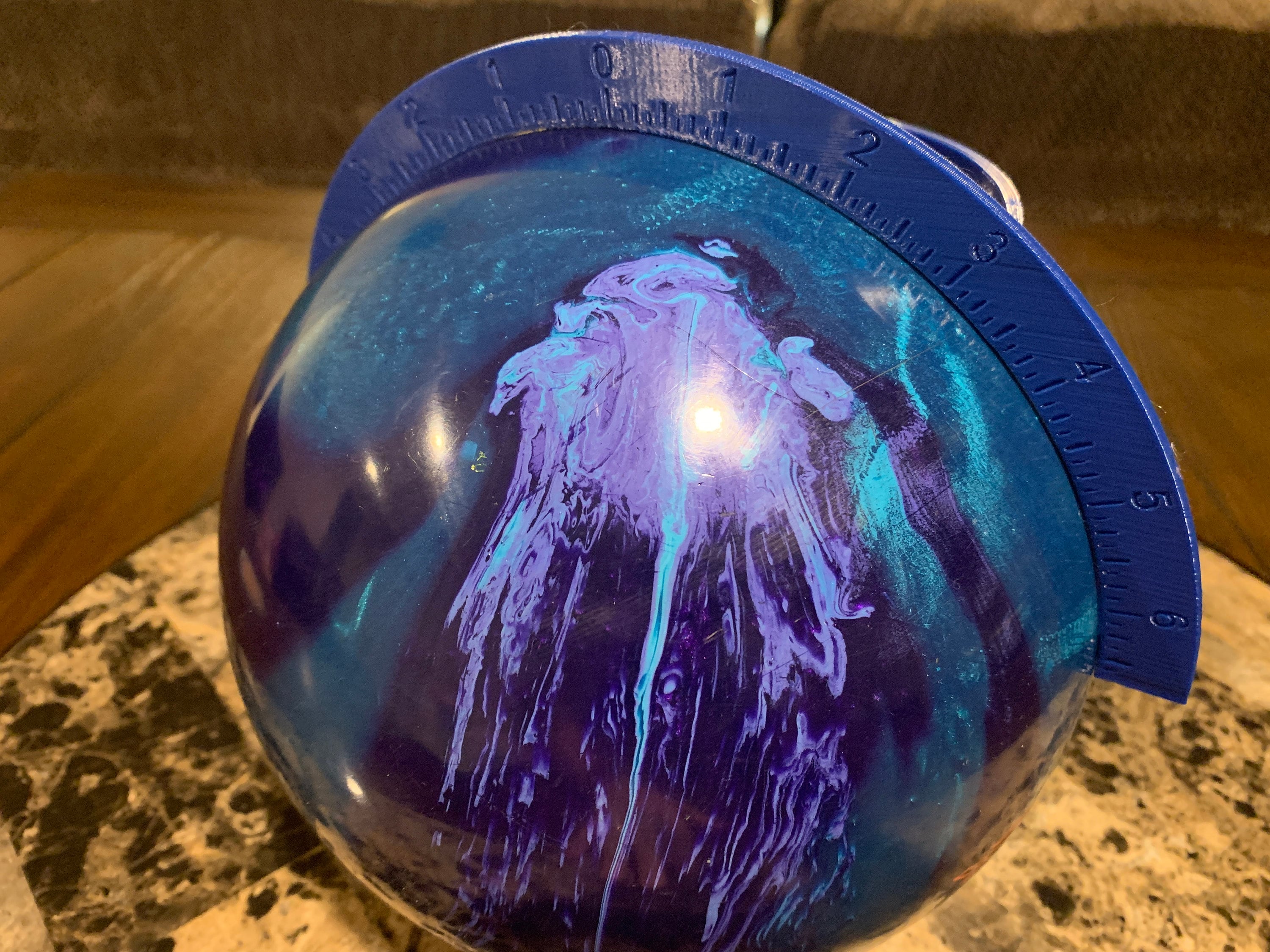 Bowling Ball Quarter Scale Layout Tool 3D Printed Etsy