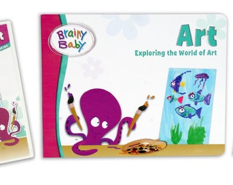 Brainy Baby® Art DVD, Book & Flashcards Set of 3 : Exploring the