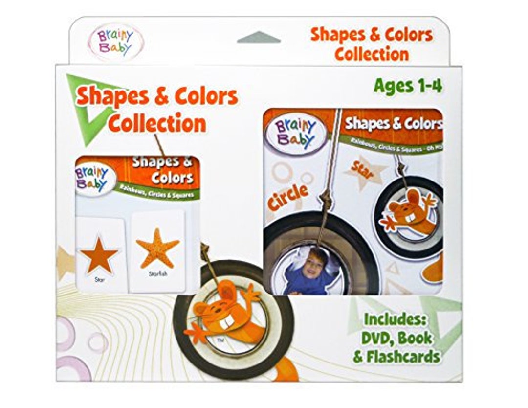 Brainy Baby Shapes & Colors Rainbows, Circles and Squares Deluxe