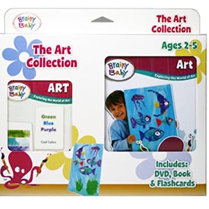 Brainy Baby® Art DVD, Book & Flashcards Set of 3 : Exploring the World of Art Collection