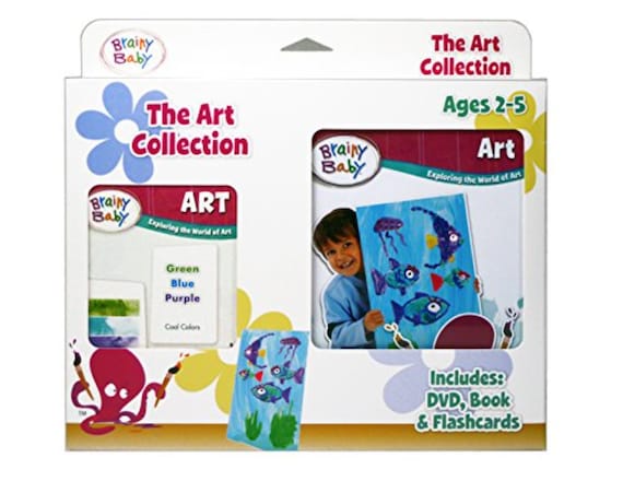 Brainy Baby® Art DVD, Book & Flashcards Set of 3 : Exploring the