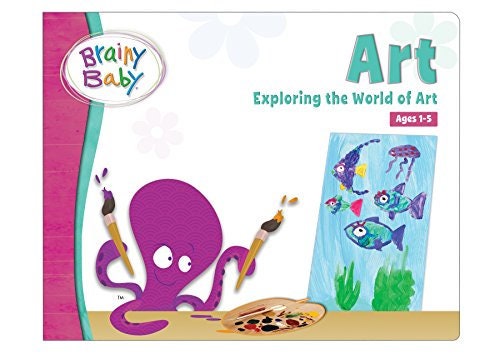 Brainy Baby® Art DVD, Book & Flashcards Set of 3 : Exploring the