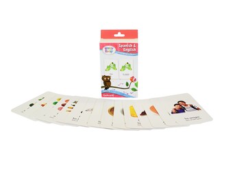 Brainy Baby® Spanish and English DVD, Board Book Flashcards Set