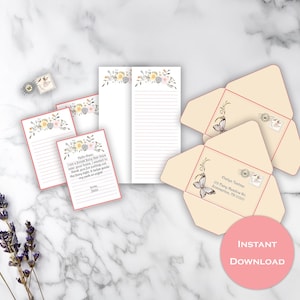 Kit de letras de hadas DIY: descarga instantánea para crear letras mágicas en casa
