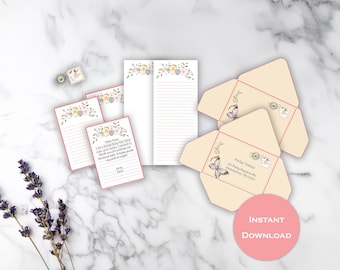 DIY Fairy Brief Kit - Sofortiger Download um magische Buchstaben zu Hause zu basteln