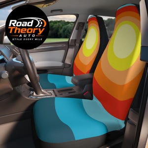 Retro Sun Auto Seat Covers