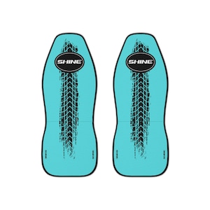 Bright Blue SHINE Vehicle Seat Covers: Set of 2