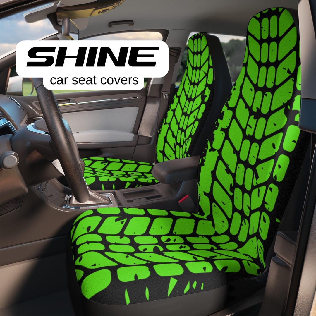 Racing Seat Covers Late Model Green (Set of 2)