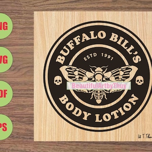 Death Moth Starbucks Inspired SVG, Buffalo Bill&#39;s Body Lotion, Silence Of The Lamb, Starbucks Cold Cup 24oz SVG, For Sublimation, For Cricut
