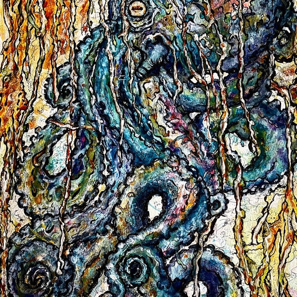 Octopus , print from my original