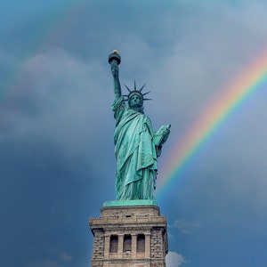 Statue of Liberty canvas wall art |Ellis Island|New York|Skyline|Wall art|Canvas print|