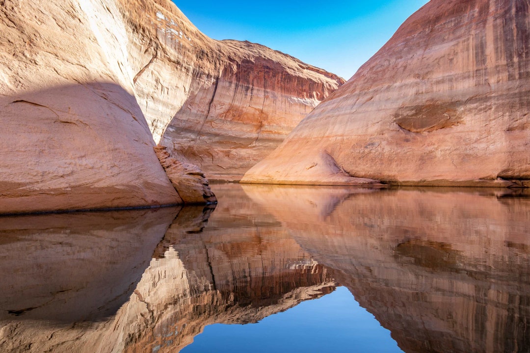 Lake Powell Canvas Wall Art Lake Powell Wall Art Sandstone Canyon