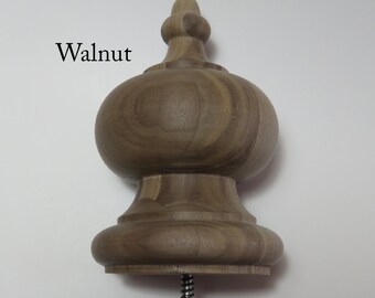 WOOD FINIAL UNFINISHED FOR NEWEL POST FINIAL OR CAP  Finial #41 