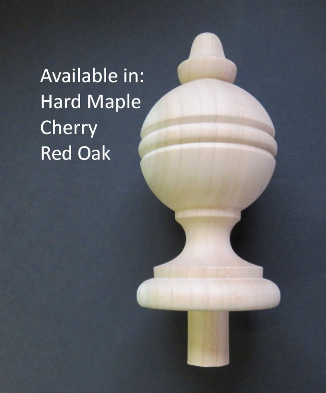 Wood Finial. Bedpost or Furniture Replacement 5 3/8 H X 2 5/8 Etsy