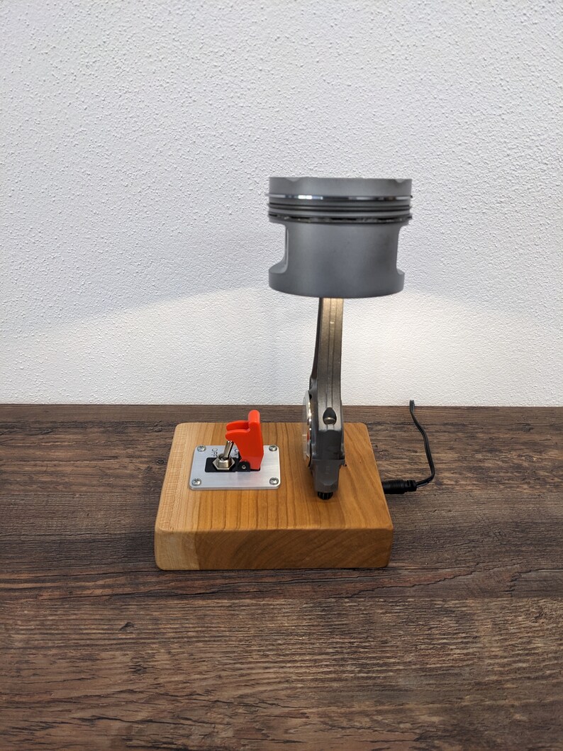 Piston Lamp With Clock, BMW Piston Clock Etsy