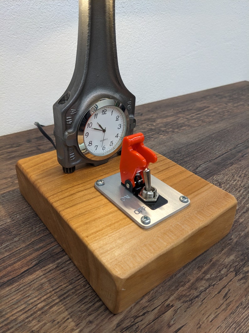 Piston Lamp With Clock, BMW Piston Clock Etsy
