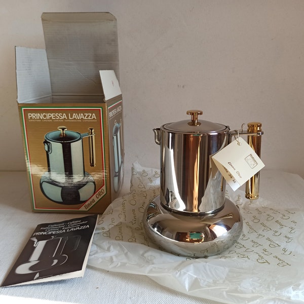 Cafetière Italienne Lavazza Principessa Balzano - Vintage 1980