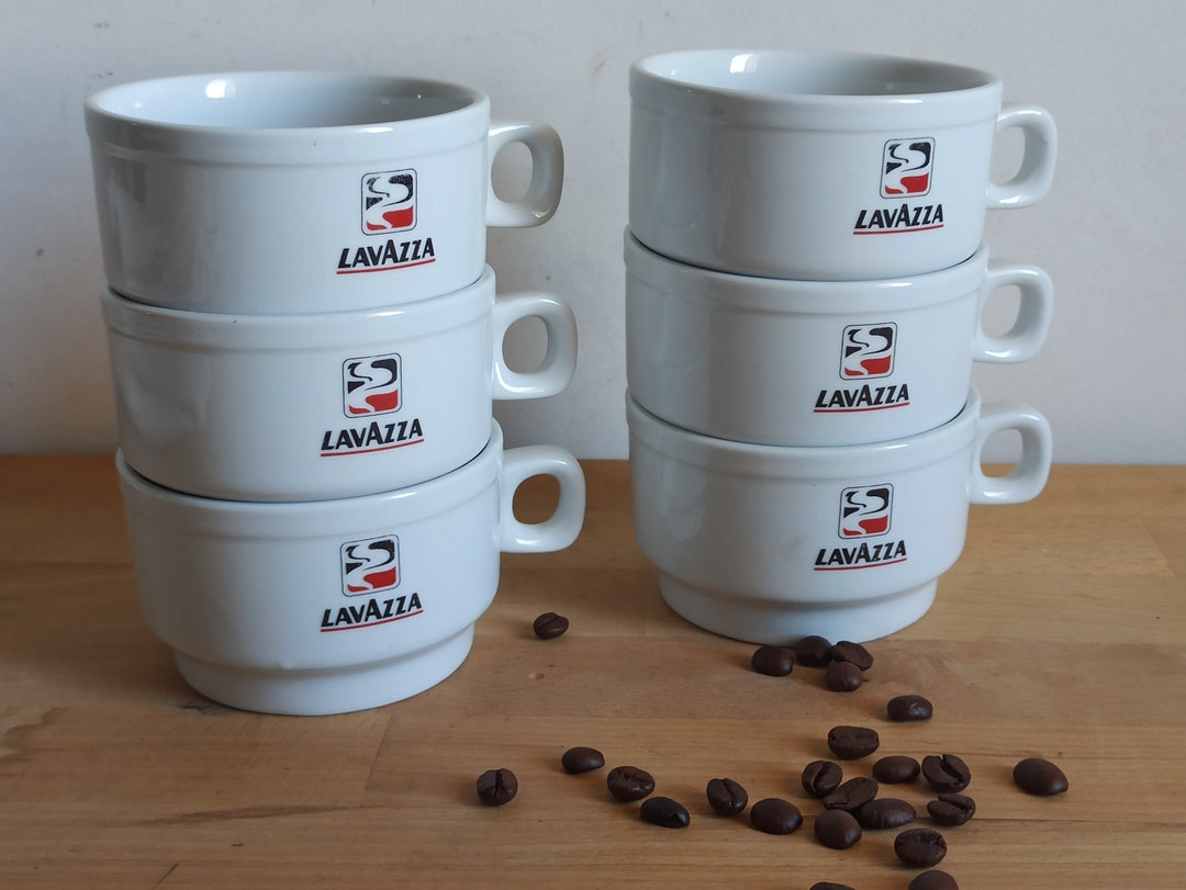 Lavazza Set of Six Vintage Bar Cappuccino Cups Etsy