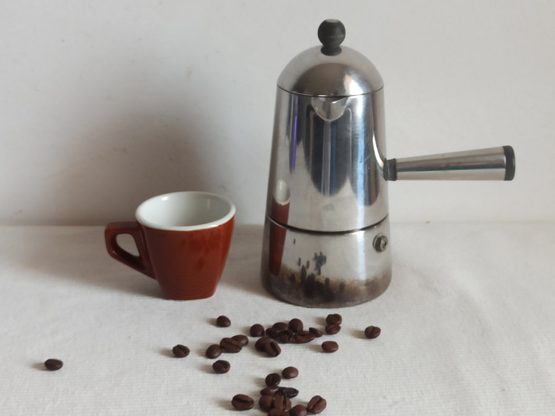 Lavazza Carmencita Three Cup Stainless Steel Italian Stovetop Etsy