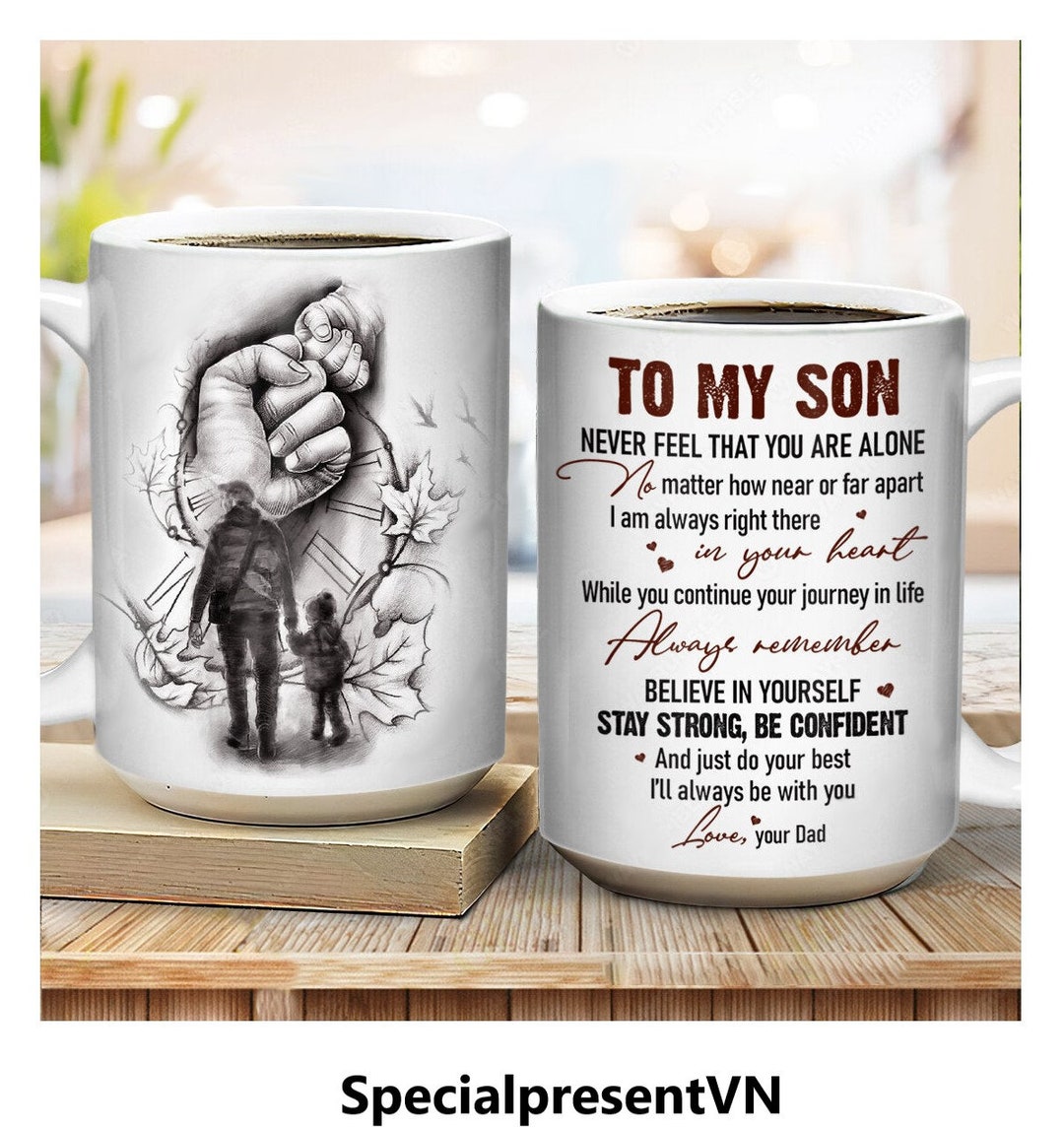 Son Tumbler 20 Oz, To My Son Tumbler, Son Tumbler From Mom, Son Lion  Tumbler, Son Coffee Mug Insulated Cup Valentine's Day Gift