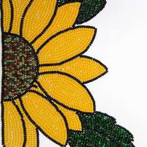 Perles de tournesol Art, Perlage, Carte perlée