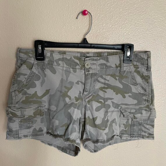 Faded Glory Womens Low Rise Camo Cargo 