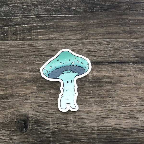 Verdigris Agaric Mushroom - Vinyl Sticker