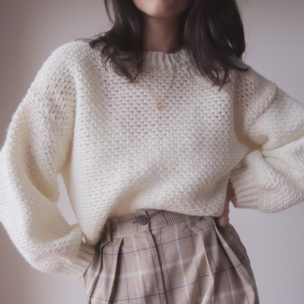 Crochet Sweater Pattern | The Gaia Sweater