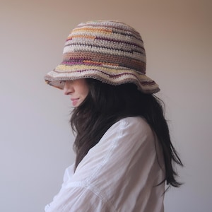 Bucket Hat Crochet PATTERN | Gugu Bucket Hat Crochet Pattern | Simple Hat Pattern | Crochet Sun Hat | Easy Crochet Hat
